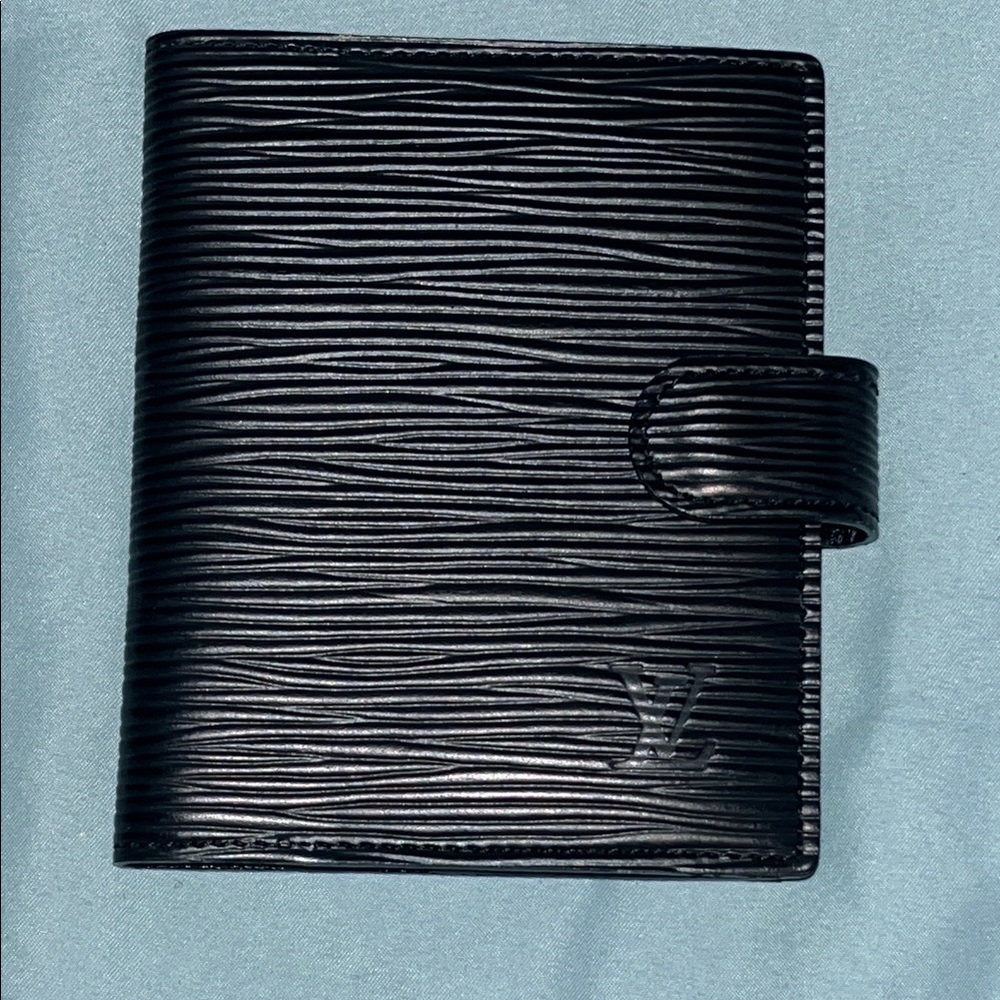 Louis Vuitton Black Epi Wallet Card Holder